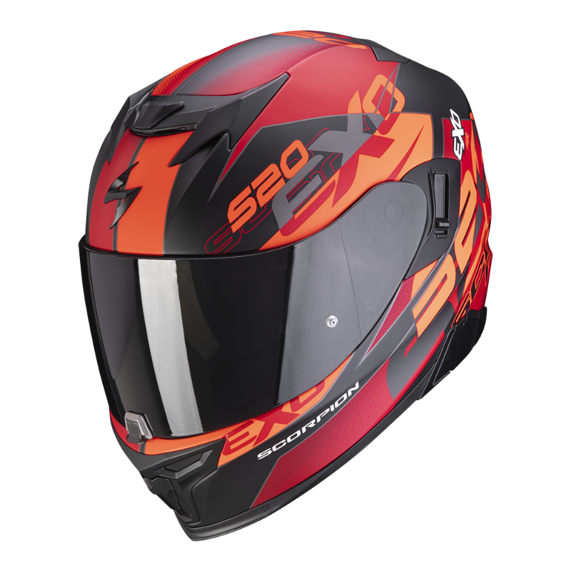 EXO-520 AIR COVER Negro mate-Rojo M